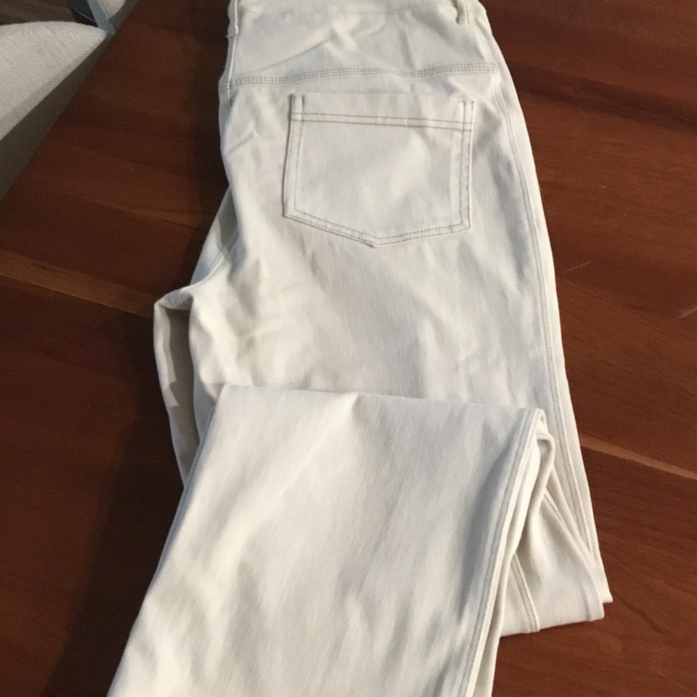 Lysse Cream Straight Leg Jeans